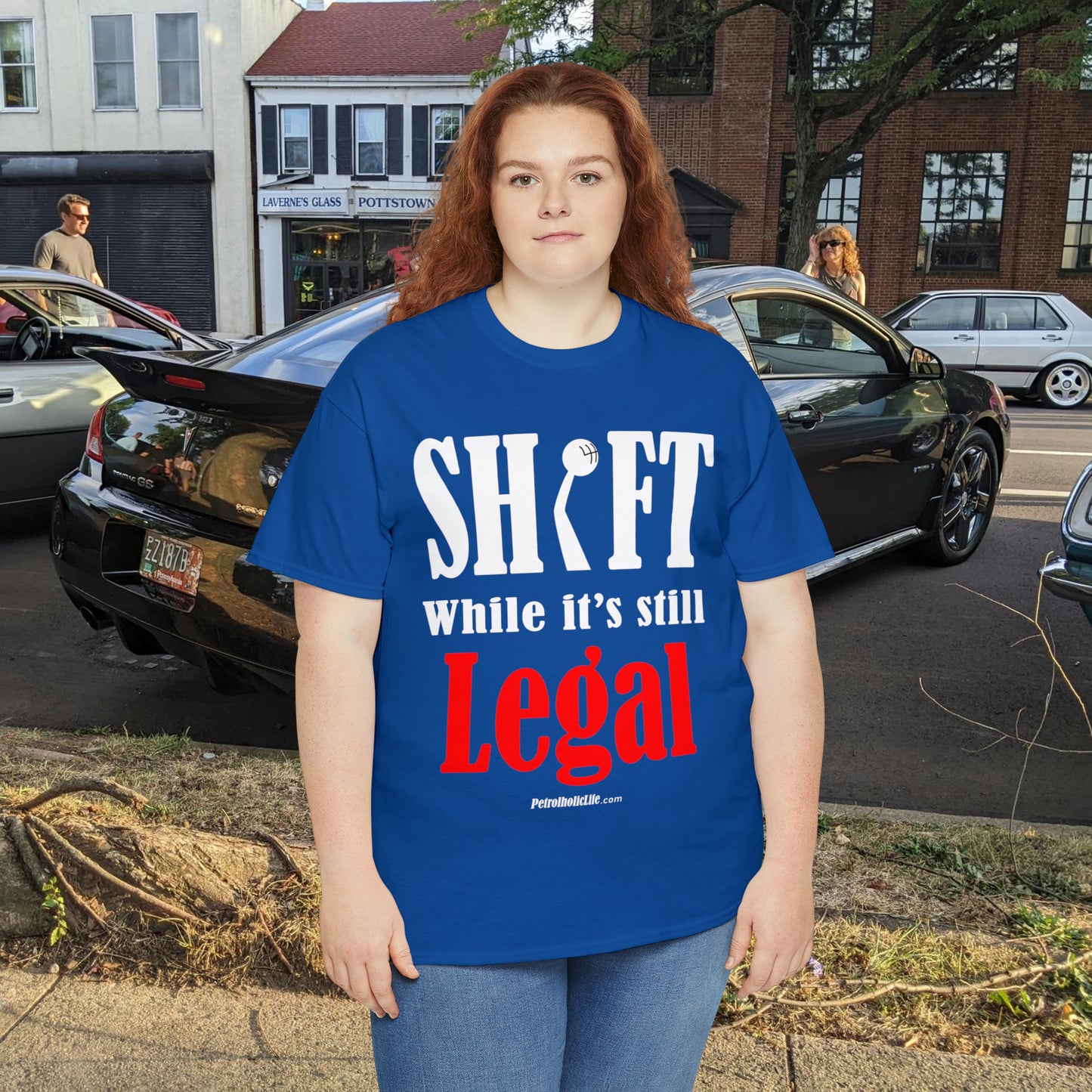 Shift While Still Legal -  Unisex Heavy Cotton Tee