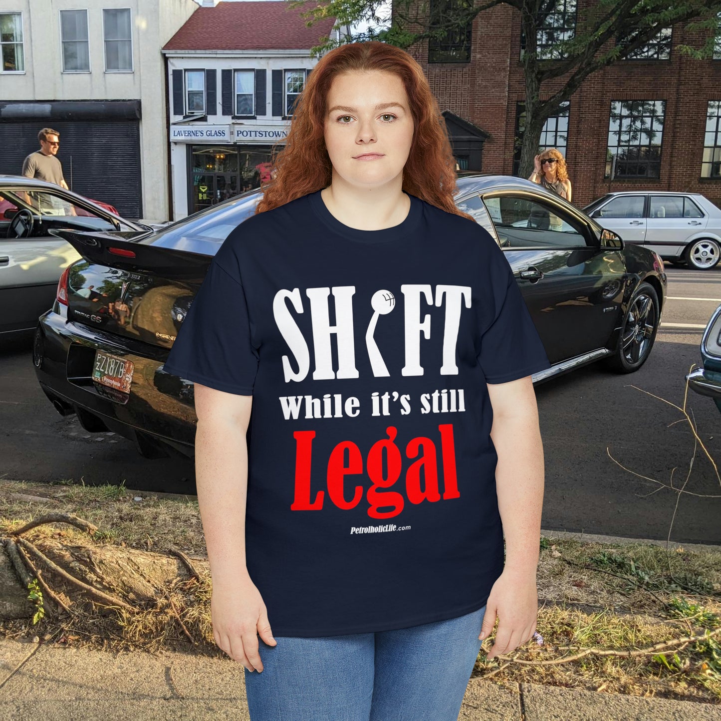 Shift While Still Legal -  Unisex Heavy Cotton Tee